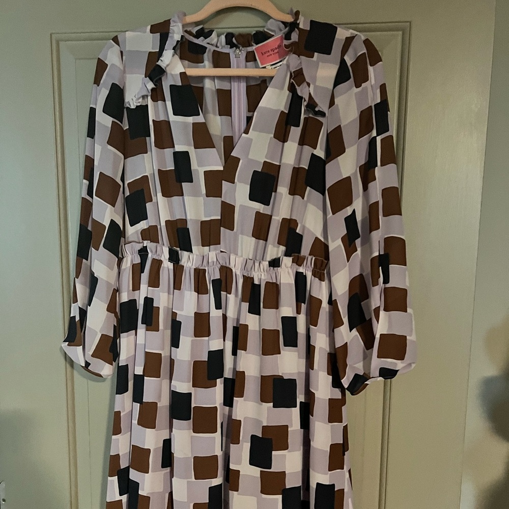 Blue, purple and white Kate spade dress - 6